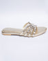 EZZA Formal Flats with Studded Brooch